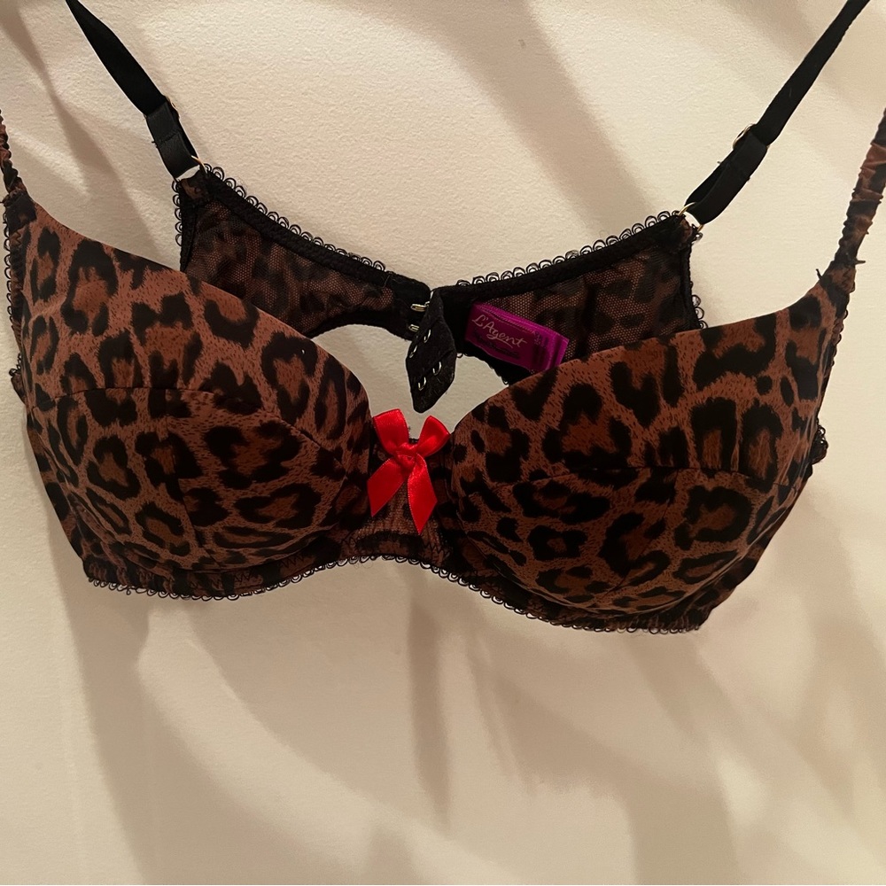 NWT L’Agent by Agent Provocateur Bra with matching thong AND brief